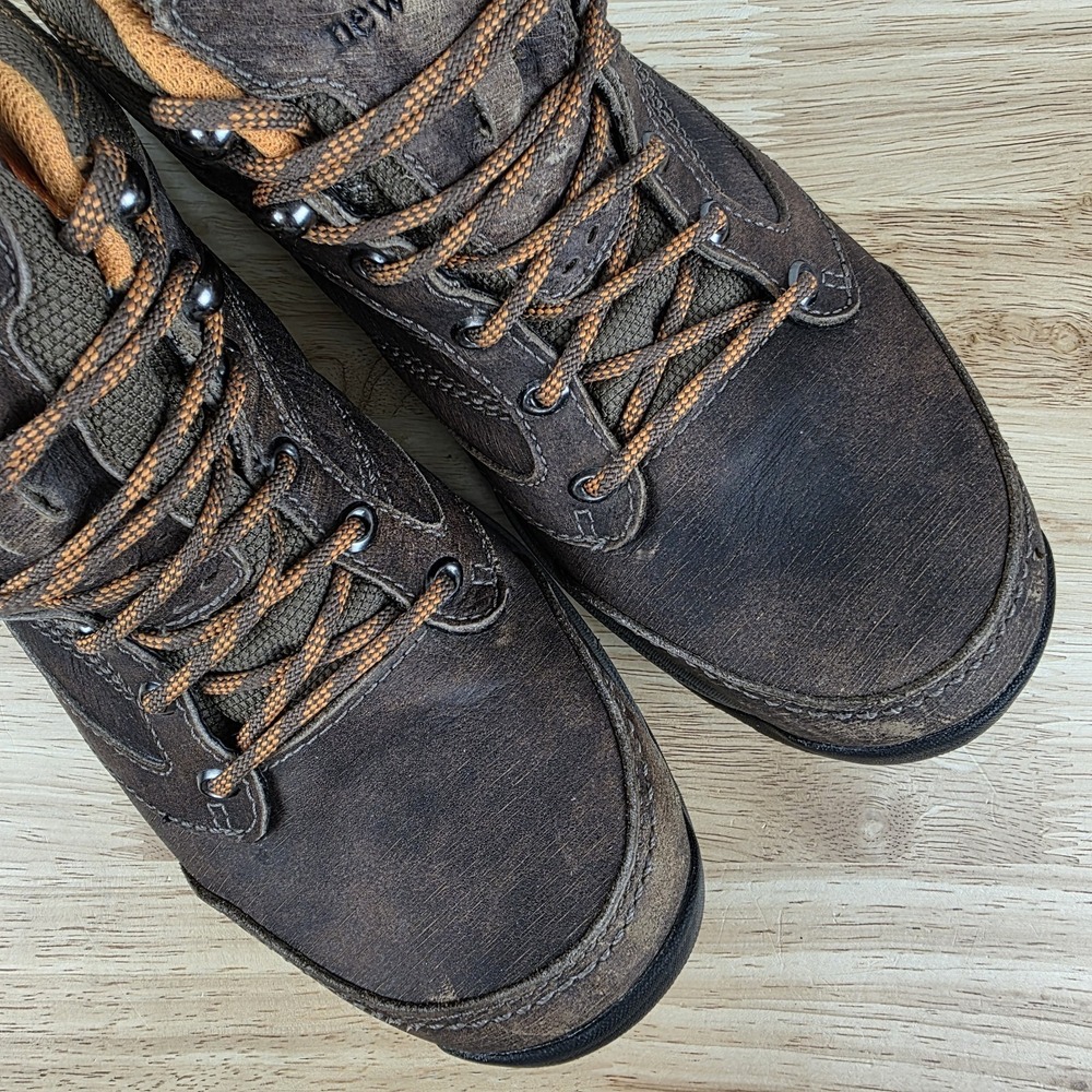 New Balance 1569 Hiking Boots Mens Size 12 Brown Leather Gore Tex Trail MW1569BO - Picture 7 of 13